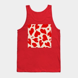 Red Matisse Hearts Tank Top